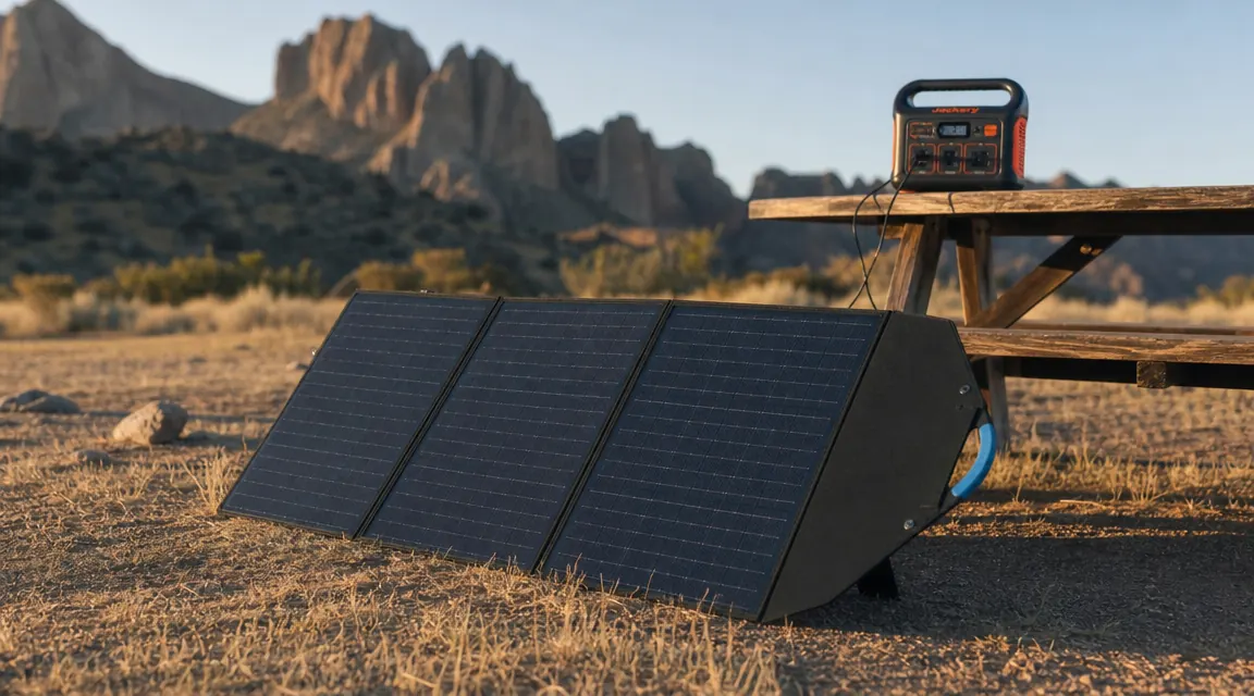How to Charge a Portable Power Station With a Solar Panel